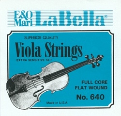 LA BELLA 640 Комплект струн для альта 